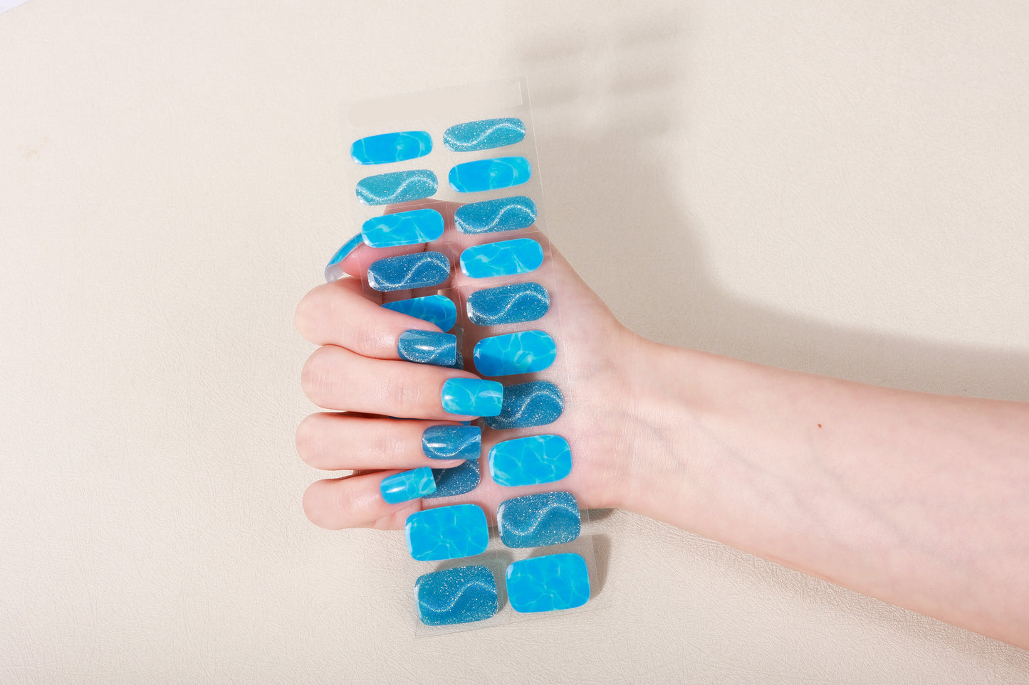 Celestial Blue UV Gel Streifen