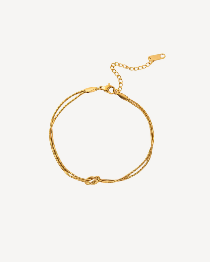Eternal Knot Armband Vergoldet