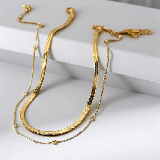 Golden Duet Halskette