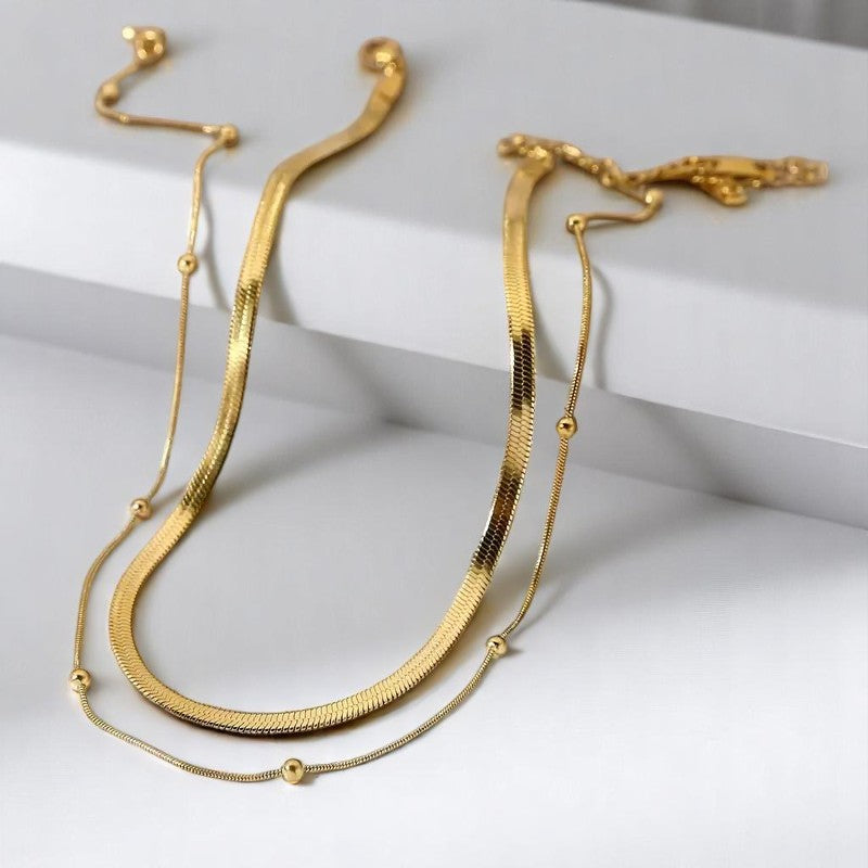 Golden Duet Halskette