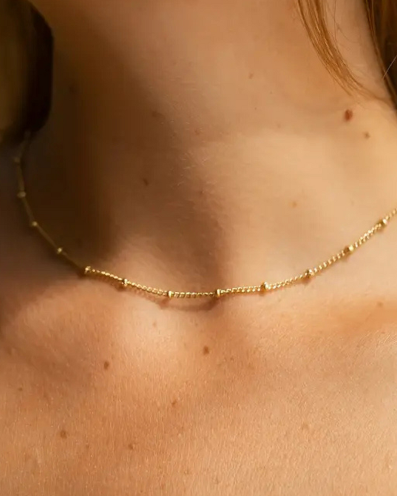 Gilded Grace Halskette Vergoldet