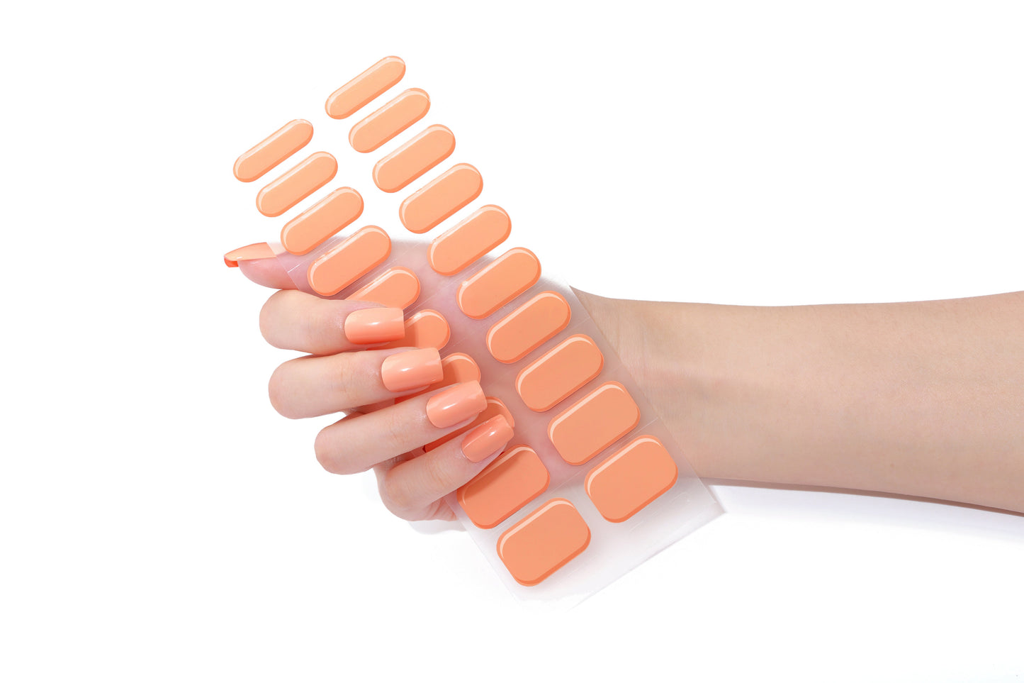 Peach Glow UV Gel Streifen 